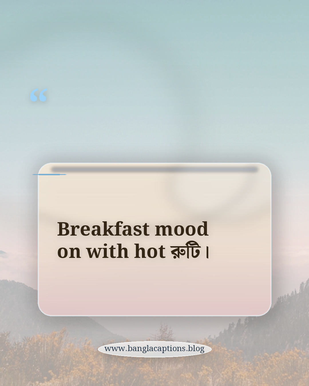 Breakfast mood on with hot রুটি। - breakfast-type food caption
