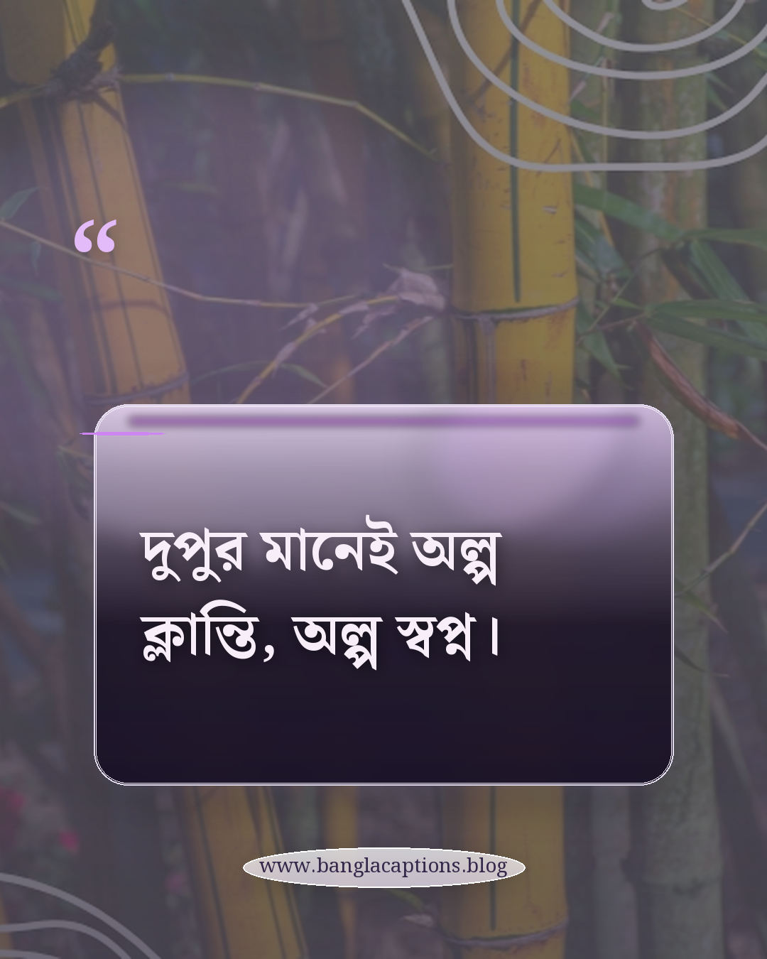 দুপুর মানেই অল্প ক্লান্তি, অল্প স্বপ্ন। - দুপুরের স্ট্যাটাস