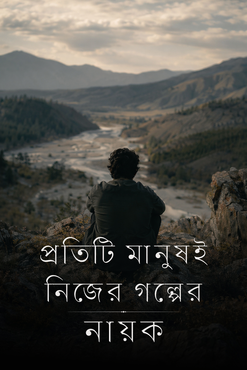 জীবন ও বাস্তবতার ক্যাপশন - প্রতিটি মানুষই নিজের গল্পের নায়ক