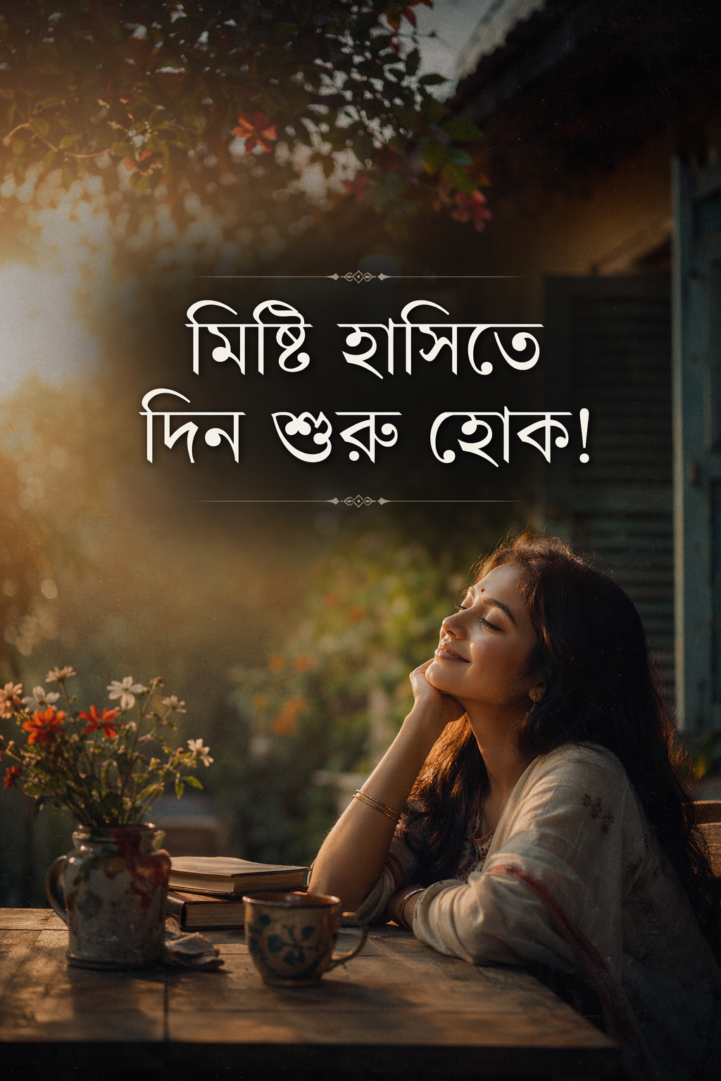 শুভ সকাল ফেসবুক পোস্টের জন্য সেরা ক্যাপশন - মিষ্টি হাসিতে দিন শুরু হোক!