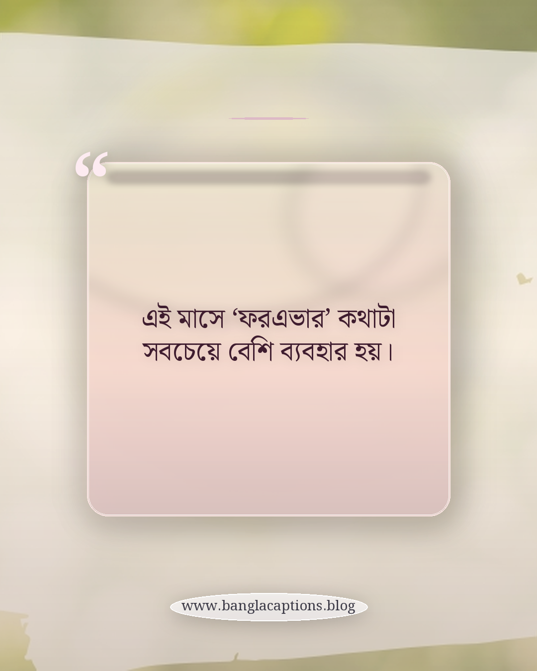 এই মাসে ‘ফরএভার’ কথাটা সবচেয়ে বেশি ব্যবহার হয়। - ফেব্রুয়ারি মাস নিয়ে ফানি স্ট্যাটাস