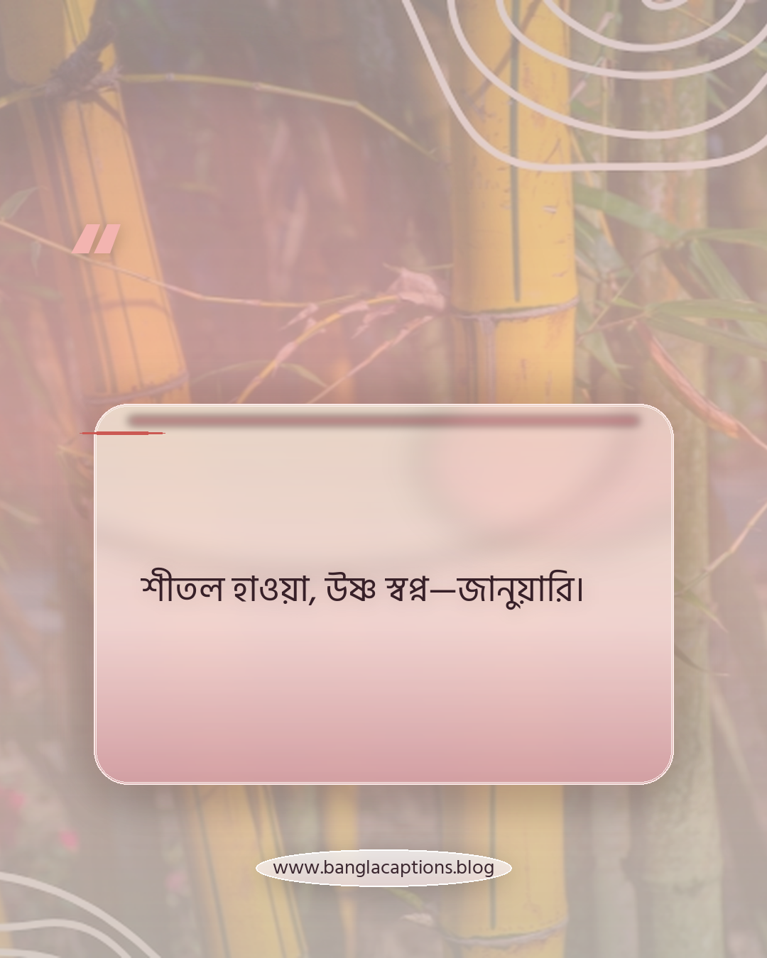 শীতল হাওয়া, উষ্ণ স্বপ্ন—জানুয়ারি। - জানুয়ারি মাসের ক্যাপশন