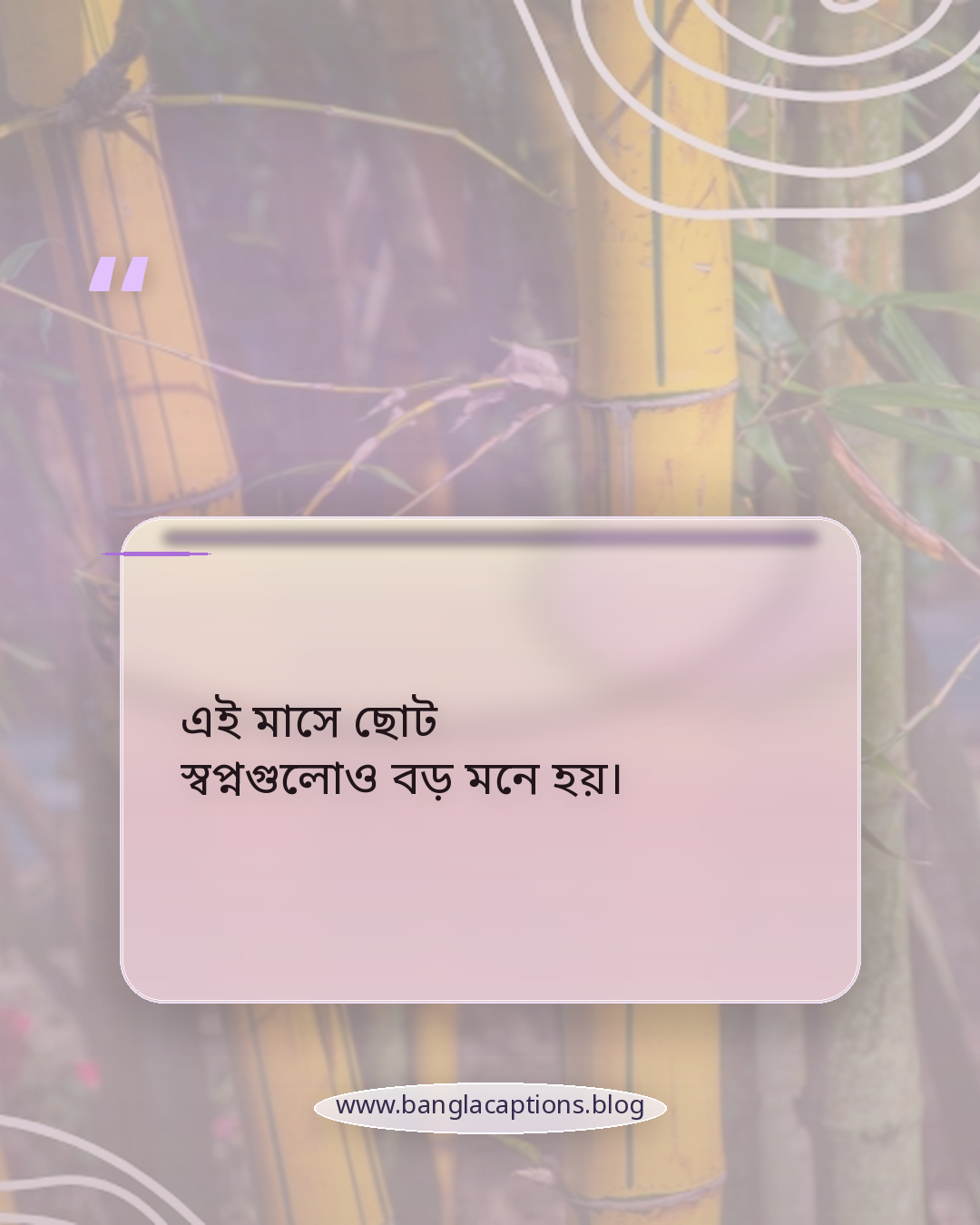 এই মাসে ছোট স্বপ্নগুলোও বড় মনে হয়। - জানুয়ারির অনুভূতি নিয়ে ক্যাপশন