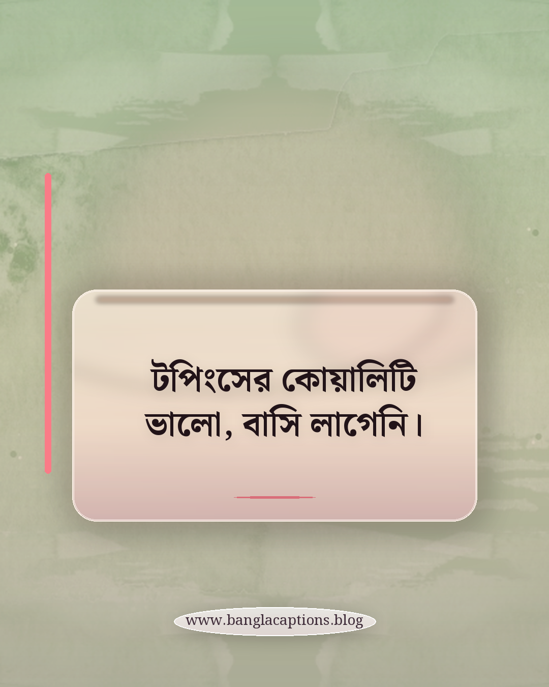 টপিংসের কোয়ালিটি ভালো, বাসি লাগেনি। - কেক রিভিউ ক্যাপশন
