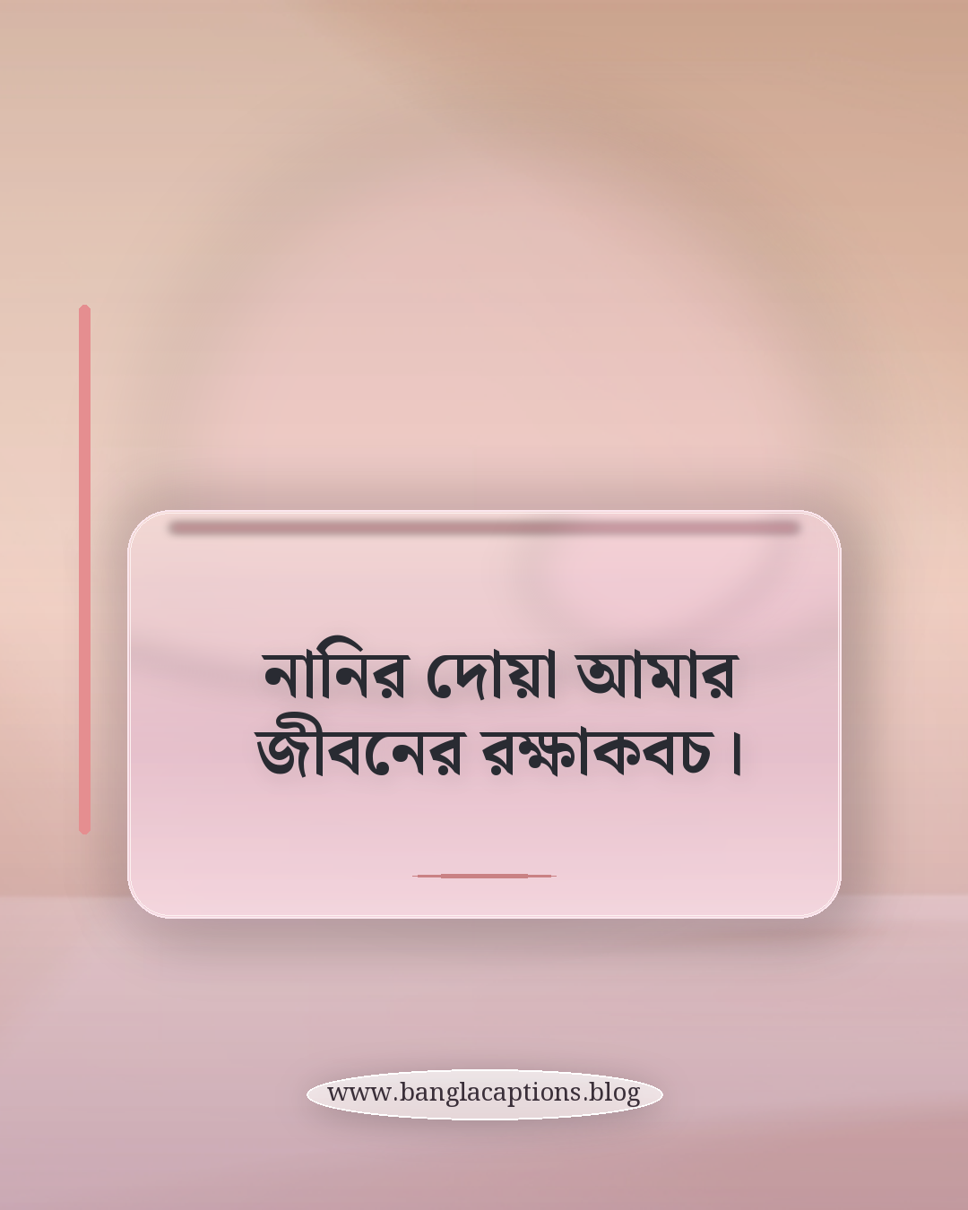 নানির দোয়া আমার জীবনের রক্ষাকবচ। - নানা নানি কে নিয়ে স্ট্যাটাস