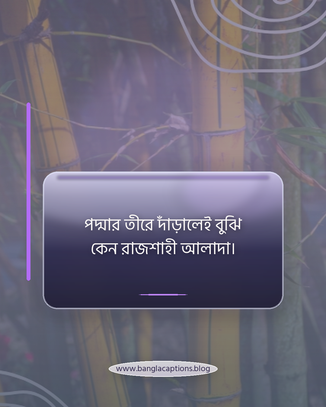 পদ্মার তীরে দাঁড়ালেই বুঝি কেন রাজশাহী আলাদা। - রাজশাহী শহর নিয়ে ক্যাপশন