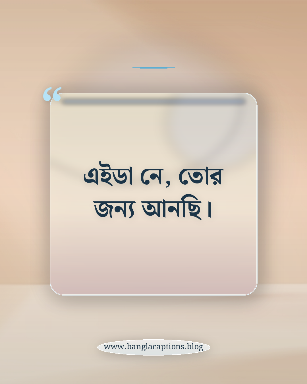 এইডা নে, তোর জন্য আনছি। - রংপুরের ভাষায় কথোপকথন