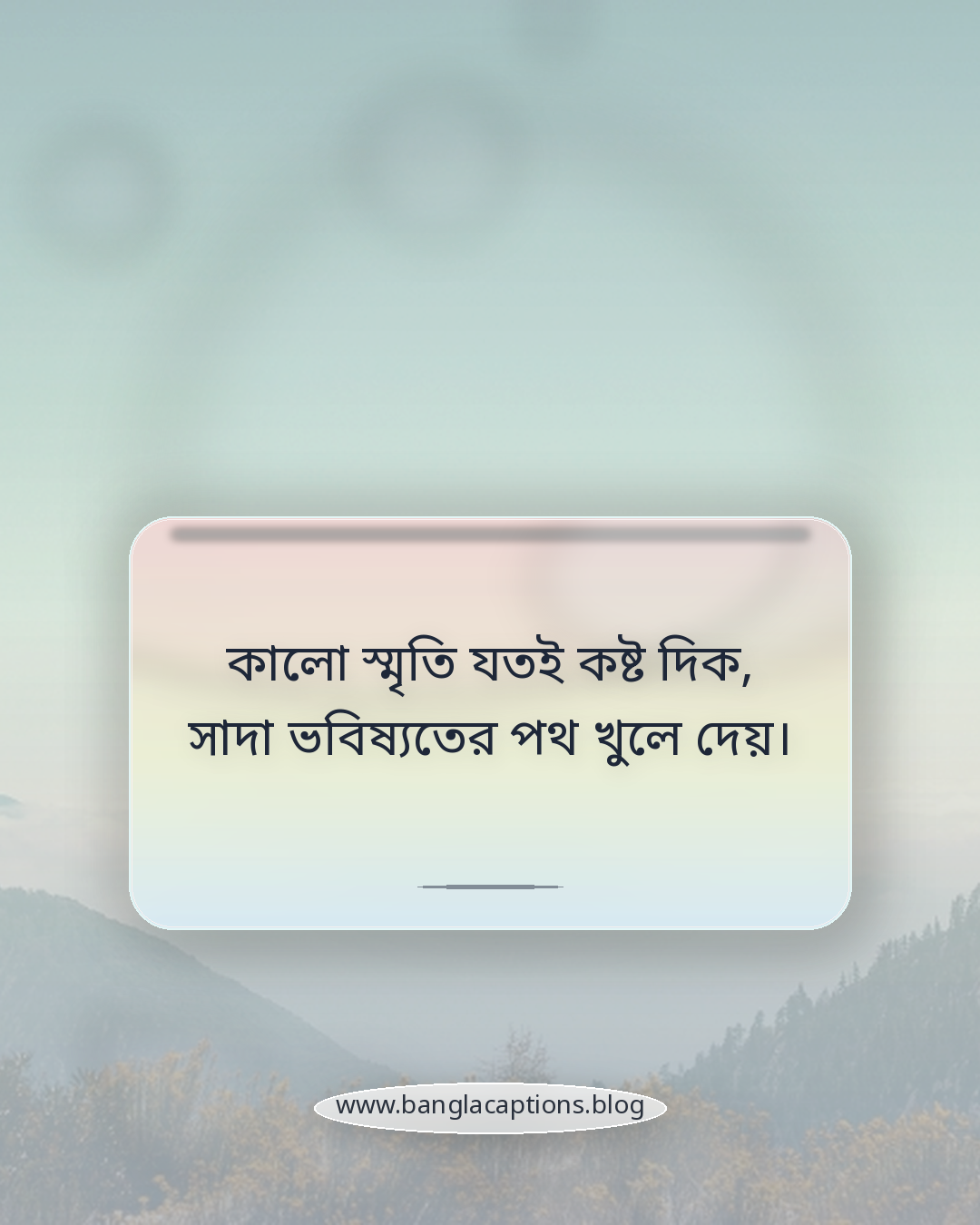 কালো স্মৃতি যতই কষ্ট দিক, সাদা ভবিষ্যতের পথ খুলে দেয়। - সাদা কালো জীবন নিয়ে উক্তি