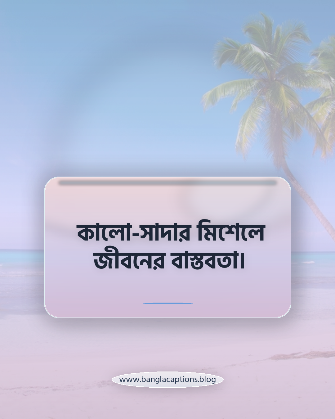 কালো-সাদার মিশেলে জীবনের বাস্তবতা। - সাদা কালো নিয়ে ক্যাপশন