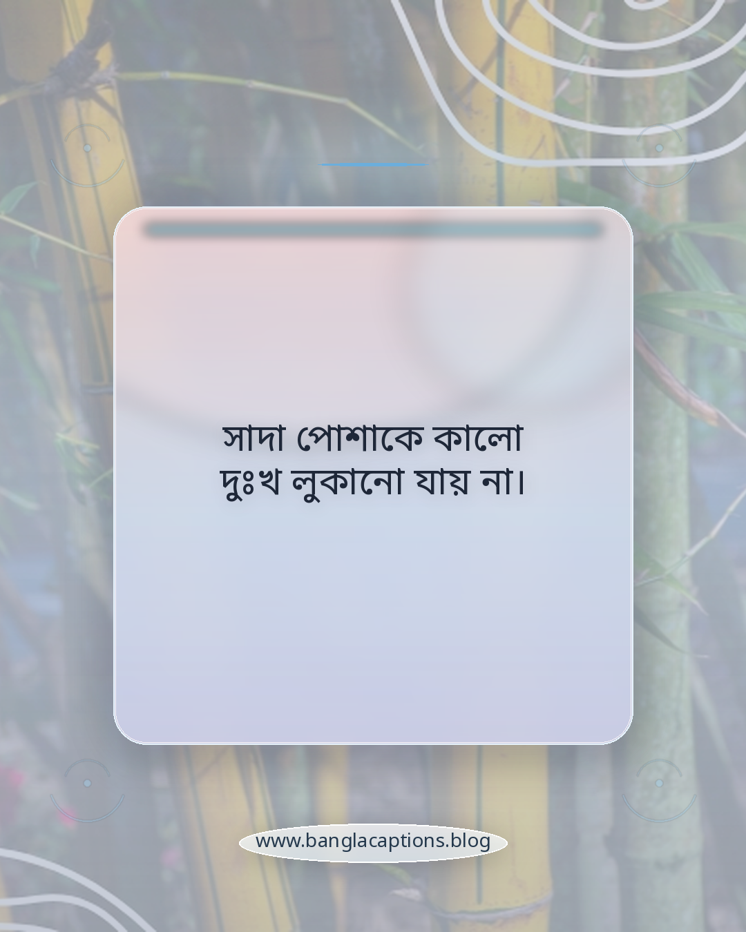 সাদা পোশাকে কালো দুঃখ লুকানো যায় না। - সাদা কালো নিয়ে কবিতা