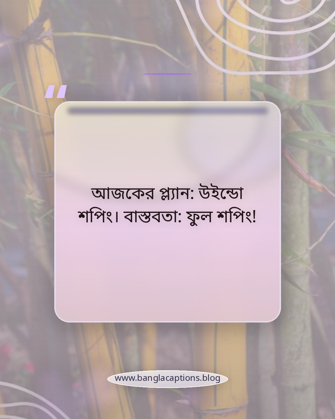 আজকের প্ল্যান: উইন্ডো শপিং। বাস্তবতা: ফুল শপিং! - শপিং নিয়ে ফানি স্ট্যাটাস