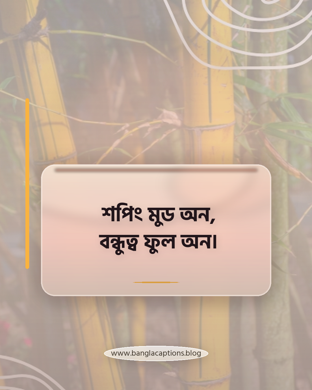 শপিং মুড অন, বন্ধুত্ব ফুল অন। - shopping with friends caption